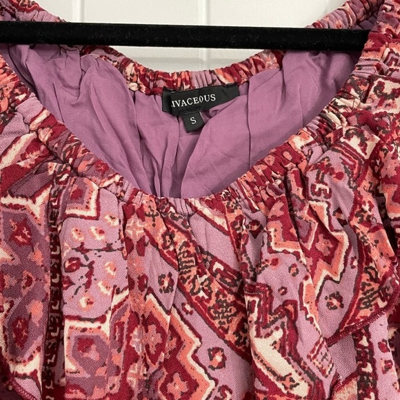 NWOT Olivaceous Ruffled Cropped Top - Picture 2 of 5